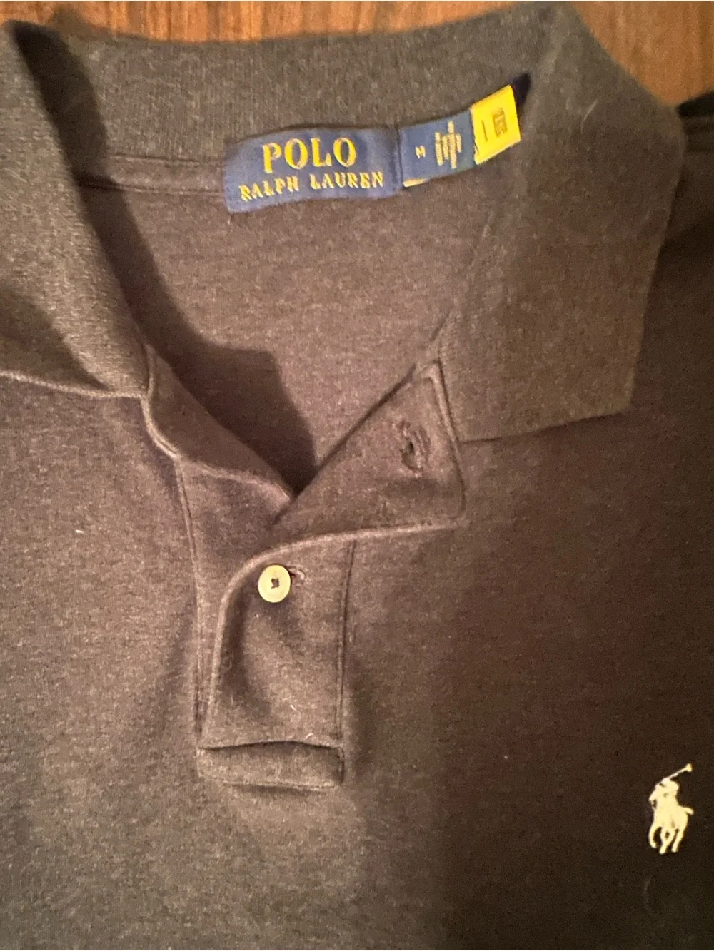 Polo by Ralph Lauren Black Short-Sleeve Polo with Embroidered Pony